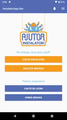 Ajutor, Instalator! android App screenshot 5